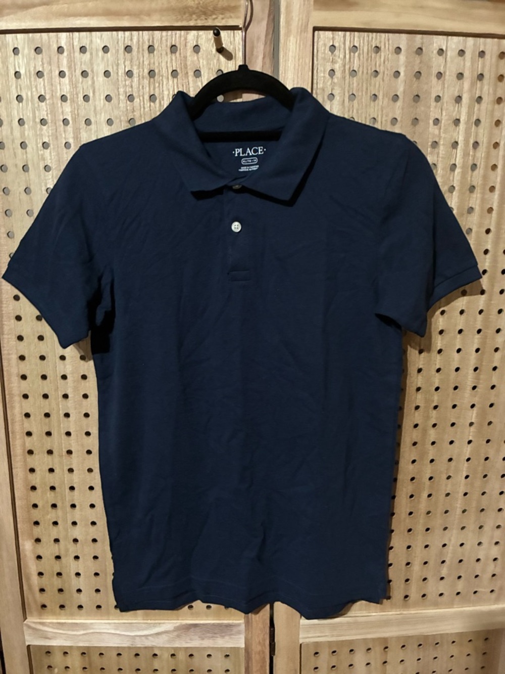 The Children’s Place Boys Navy Blue Polo Shirt Size XL
